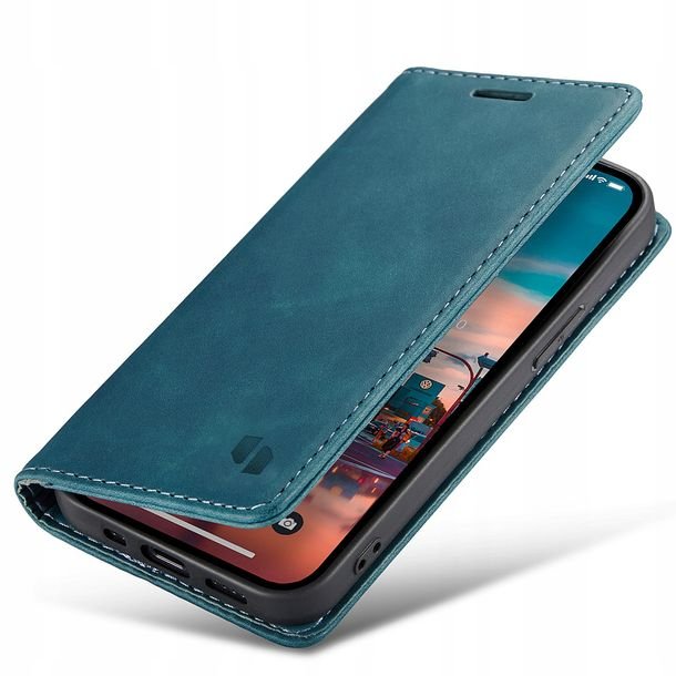 Eleganckie etui z klapką portfel kieszonka pokrowiec case do iPhone 14 Plus