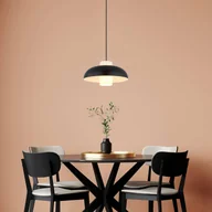 Lampy sufitowe - Globo Lampa wisząca Lowe, możliwość ściemniania, czarny, salon / jadalnia, metal, nowoczesny - miniaturka - grafika 1