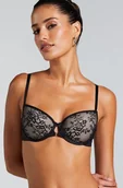 Biustonosze - Hunkemöller Biustonosz usztywniany z fiszbinami Lea Czarny - miniaturka - grafika 1