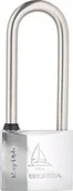 Kłódki - Kłódka Nierdzewna Chrom 50Mm Długi Pałąk / Navy Club - miniaturka - grafika 1