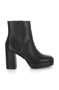 Botki damskie - Mexx botki Ankle Boot Melody damskie kolor czarny na słupku MXQL012601W - grafika 1