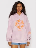 Bluzy damskie - Converse Bluza History Month 10024265-A02 Różowy Oversize - miniaturka - grafika 1