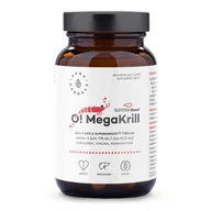 Serce i układ krążenia - O! MegaKrill 1180 mg, Aura Herbals, 60 kapsułek - miniaturka - grafika 1