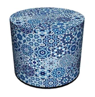 Pufy i podnóżki - Intesi Pufa dekoracyjna Blue - miniaturka - grafika 1