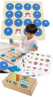Zabawki sensoryczne - Drewniane MEMORY PAMIĘĆ zabawki edukacyjne montessori dla przedszkolaków Viga 3+ montessori - miniaturka - grafika 1