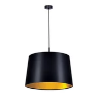 Lampy sufitowe - Remi Gold lampa wisząca 1-punktowa czarna/złota K-4355 - miniaturka - grafika 1