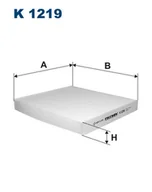 Filtry kabinowe - Filtr Kabinowy Filtron K 1219 - miniaturka - grafika 1