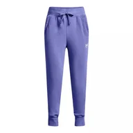 Odzież sportowa dziecięca - Spodnie dresowe dziewczęce Under Armour Rival Fleece LU Joggers - miniaturka - grafika 1