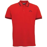 Koszulki męskie - Kappa Deutschland Męska koszulka polo ALEOT, Flame Scarlett, 3XL, szkarłatny (Flame Scarlett), 3XL - miniaturka - grafika 1