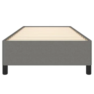 Lumarko Rama łóżka, ciemnoszara, 90x200 cm, tapicerowana tkaniną - Łóżka - miniaturka - grafika 6