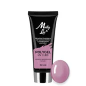 Żele do paznokci - Polygel akrylożel MollyLac budujący Hema/di-Hema free Bean Paste 30 ml Nr 20 - miniaturka - grafika 1