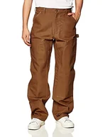 Spodenki męskie - Carhartt Męskie spodnie robocze z luźnym dopasowaniem, z podwójnym przodem, Carhartt Brown, 44W / 32L - miniaturka - grafika 1