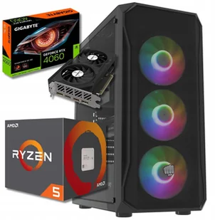Komputer BSG Raptor V25 AMD Ryzen 5 NVIDIA GeForce RTX 4060 16GB DDR4 512GB SSD Windows 11 - Zestawy komputerowe - miniaturka - grafika 1
