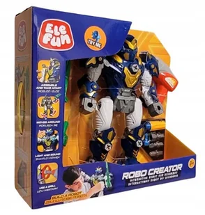 Do zbudowania Elefun INTERAKTYWNY ROBOT DO SKŁADANIA - Roboty dla dzieci - miniaturka - grafika 1