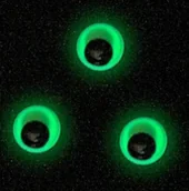 Zszywacze biurowe - OCZKA RUCHOME ŚWIECĄCE W CIEMNOŚCI MT-6422 - miniaturka - grafika 1