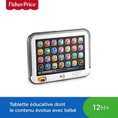Zabawki interaktywne dla dzieci - Fisher-Price My Tablet Puppy Baby - nauka języka francuskiego - miniaturka - grafika 1