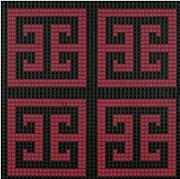 Płytki ceramiczne - BISAZZA Key Red mozaika szklana czerwona/różowa (BIMSZKR) - miniaturka - grafika 1