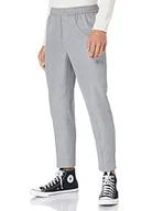 Spodenki męskie - Casual Friday Męskie spodnie pilou Pinstriped Slacks, 50813_Jasnoszary melanż, XXL - miniaturka - grafika 1
