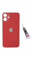 Części serwisowe do telefonów - OEM Panel tylny czerwony do iPhone 12 Big Hole szkło klapka baterii plecki - miniaturka - grafika 1