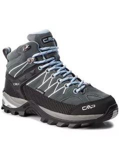Buty trekkingowe damskie - CMP Trekkingi Rigel Mid Wmn Trekking Shoes Wp 3Q12946 Szary - grafika 1