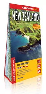 ExpressMap praca zbiorowa New Zealand. Laminowana mapa samochodowo-turystyczna 1:1 000 000 - Przewodniki - miniaturka - grafika 1