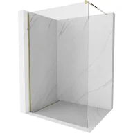 Ścianki i drzwi prysznicowe - Mexen Kioto ścianka prysznicowa 80 x 200 cm, transparent 8 mm, złota - miniaturka - grafika 1