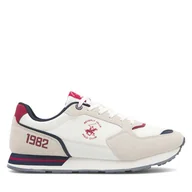 Sneakersy męskie - Sneakersy Beverly Hills Polo Club MILO-01 Biały - miniaturka - grafika 1