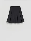 Spódnice - Reserved - Rozkloszowana spódnica midi - zielony - miniaturka - grafika 1