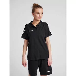 Koszulka tenisowa polo damska Hummel Go Cotton Polo Woman - Tenis ziemny - miniaturka - grafika 1