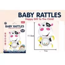 Gryzaczek grzechotka krówka - Icom - Grzechotki dla dzieci - miniaturka - grafika 1