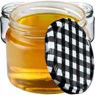 Pojemniki kuchenne - Słoiki Sonka 330ml 50 szt. 82mm + wieczka "Czarna Krata" - miniaturka - grafika 1