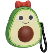 Akcesoria do słuchawek - Etui Airpods 1 2 Słuchawki Pokrowiec Owoc Awokado - miniaturka - grafika 1