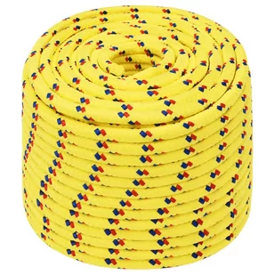 Linka żeglarska, żółta, 14 mm, 25 m, polipropylen - Żeglarstwo - miniaturka - grafika 3