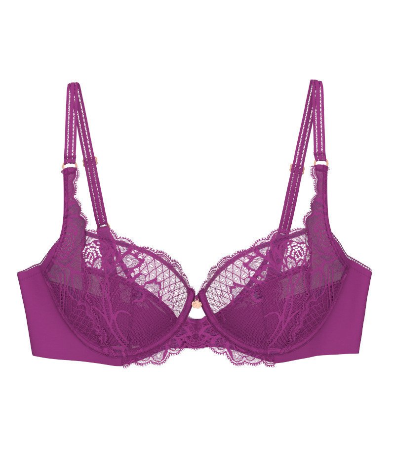 Biustonosz miękki na fiszbinie Triumph Wild Peony Florale W-85D