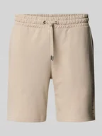 Spodenki męskie - Szorty z dzianiny dresowej z detalem z logo model ‘GORDON’ - miniaturka - grafika 1