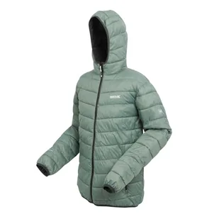 Regatta Męska kurtka z kapturem HillPack II Packaway, zielona Agave Green, RMN234, ZIELONY - Kurtki męskie - miniaturka - grafika 1