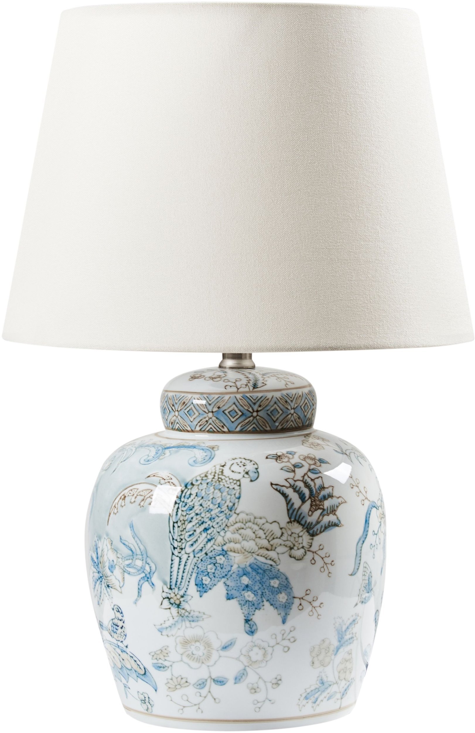 Lampa stołowa JAMAPA Porcelana Biały/ niebieski