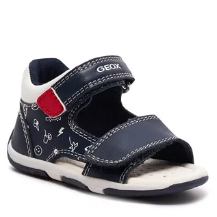 Buty dla chłopców - Sandały Geox B Sandal Tapuz Boy B450XB 000BC C0735 Navy/Red - grafika 1