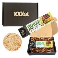 Zestawy upominkowe - Delicadore 70g czekolada Dubajska Dubai z pistacjami i kadayif ZESTAW urodziny - miniaturka - grafika 1