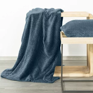 Euro Firany Koc Flanelowy Design Cindy3 Niebieski 170x210 1206390 - Koce - miniaturka - grafika 1