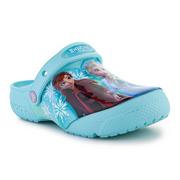Buty dla dziewczynek - Klapki Crocs Fl Frozen Ii Clog Jr 207465-4O9 niebieskie - miniaturka - grafika 1