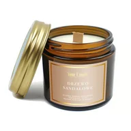 Świece - ŚWIECA SOJOWA ZAPACHOWA Z DREWNIANYM KNOTEM DRZEWO SANDAŁOWE 120 ml - YOUR CANDLE - miniaturka - grafika 1