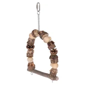 Klatki i wyposażenie dla ptaków - TIAKI huśtawka dla ptaków - Rozmiar S (szer. x wys.): 18 x wys. 25 cm - miniaturka - grafika 1