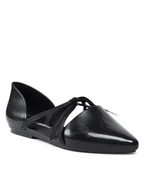 Półbuty damskie - Melissa Półbuty Pointy Stripe + Jason 33435 Czarny - miniaturka - grafika 1