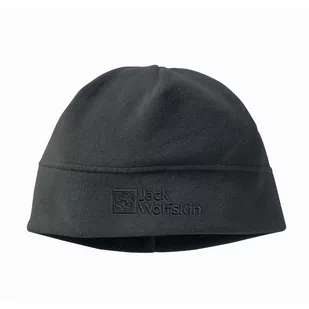 Dziecięca czapka polarowa Jack Wolfskin REAL STUFF BEANIE K phantom - ONE SIZE - Czapki dla dzieci - miniaturka - grafika 1