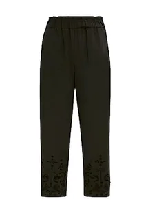 comma Damskie spodnie 7/8 spodnie rekreacyjne, 74C6 zielone, 44 - Spodnie damskie - miniaturka - grafika 1