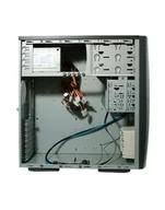 Obudowy komputerowe - BG-01B-B-SL-350 W Bl/Silv Midi USB 1394 - miniaturka - grafika 1