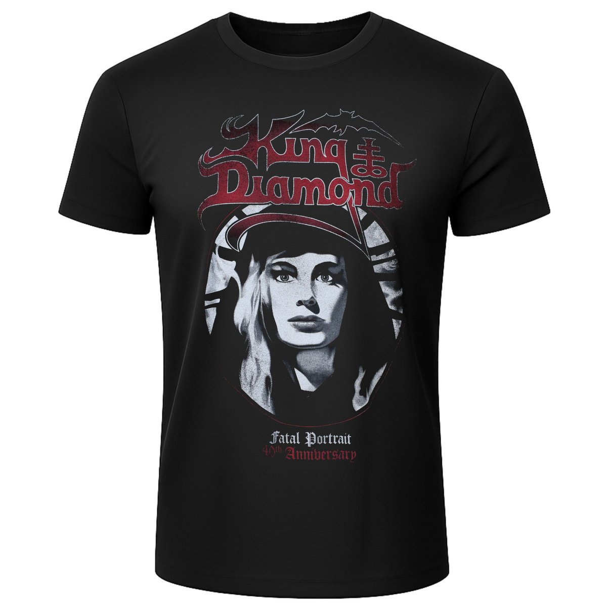 koszulka KING DIAMOND - FATAL PORTRAIT 40th ANNIVERSARY SYMBOL black-XL