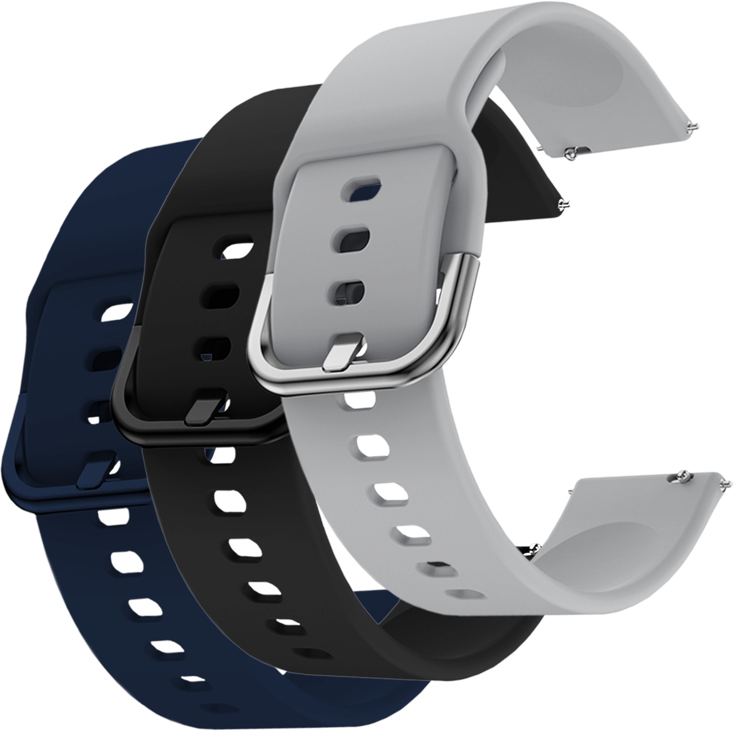ChronSmarta Zestaw: 3x pasek ChronSmarta do smartwatch'a Samsung Galaxy Watch 4 5 6 7 40mm 42mm 46mm Classic Pro