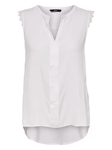 ONLY Top "Kimmi" w kolorze białym - Bluzki damskie - miniaturka - grafika 1